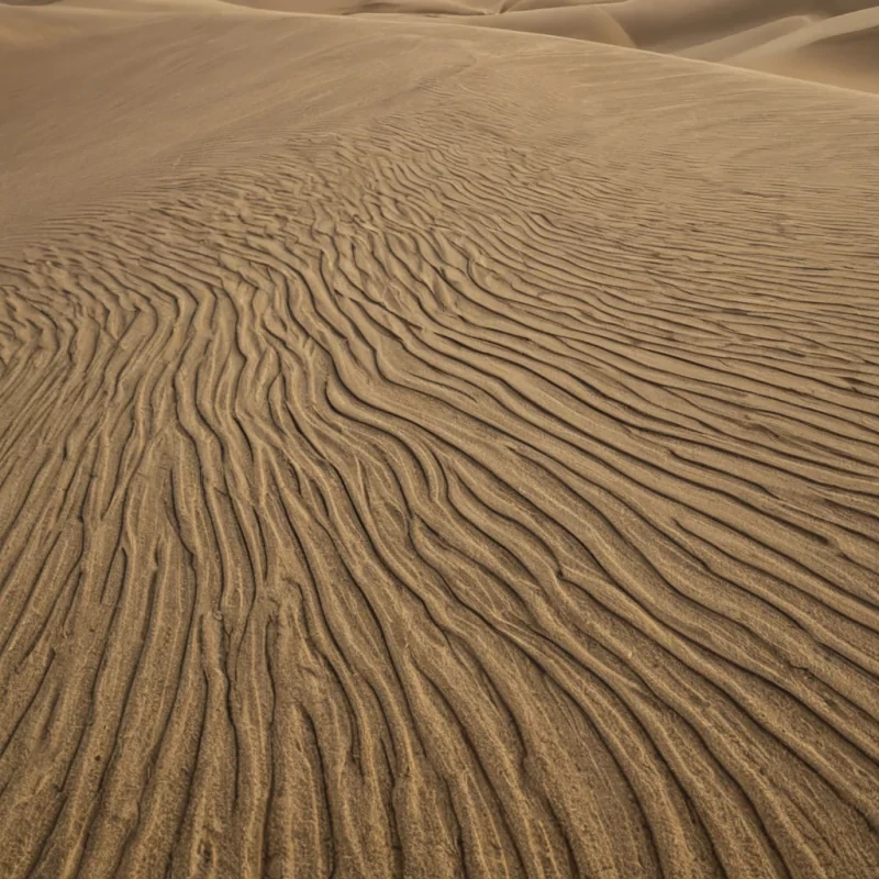 A single, selfoscillating filament of solidified wind, shaped like a spiraling, nonlinear tangle of reversed atmospheric pressure waves, pulses at the center of a vast, suspended dune field where the sand is not granular, but composed of the compressed, unspoken breaths of a civilization that communicated through the duration of synchronized sighing. The filament does not flowit unbreathes, each twist unraveling a layer of air that never formed into sound, reforming into ephemeral, opalescent gusts shaped like the negative space between two lips that never parted in the same moment of mutual release. The dune field is not terrestrialit is a layered expanse of petrified exhalation, each