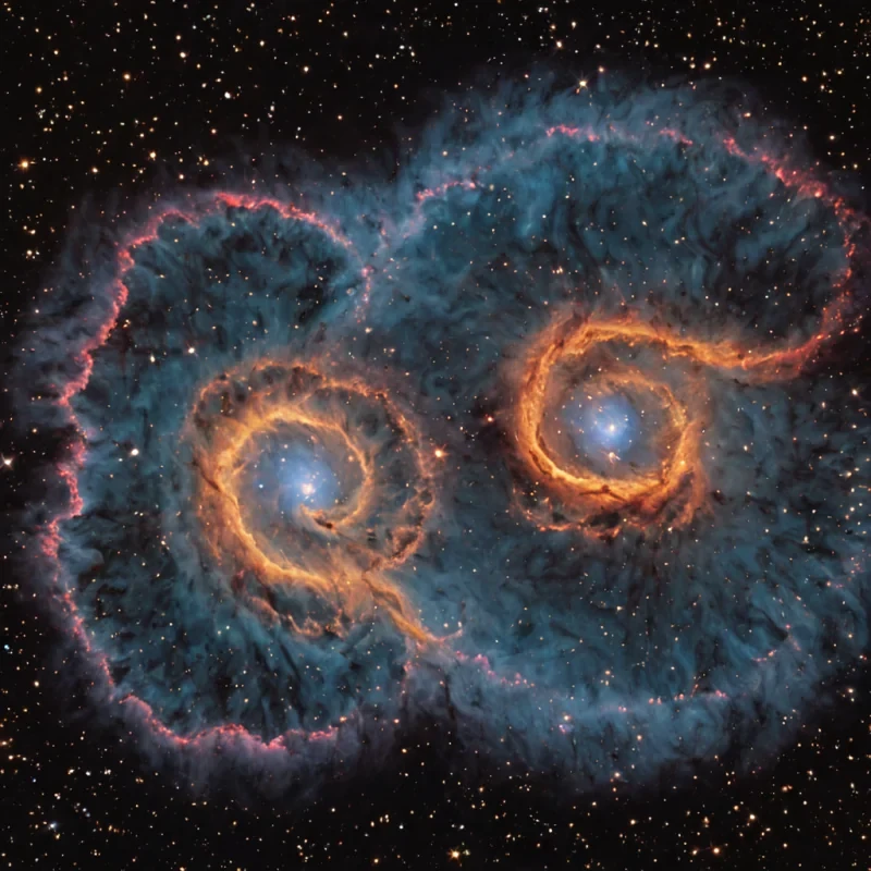 A single, selfresonating filament of solidified stardust, shaped like a spiraling, nongeometric lattice of inverted chronon decay, pulses at the center of a vast, suspended nebula composed not of gas or plasma, but of the compressed, unobserved moments of joy from a civilization that communicated through the duration of shared laughter. The filament does not vibrateit unlaughs, each twist dissolving a layer of mirth that never stabilized, reforming into ephemeral, iridescent constellations shaped like the negative space between two mouths that never curved in the same moment of spontaneous delight. The nebula is not celestialit is a layered expanse of petrified euphoria, each cloud etched