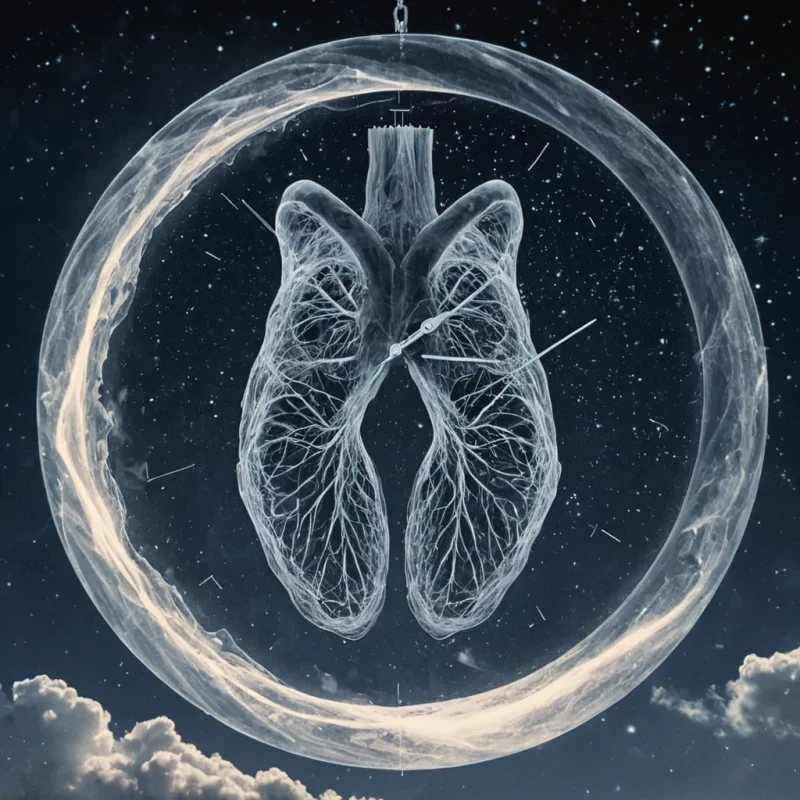 A single, selfoscillating shard of fractured moonlight, shaped like a 12dimensional toroidal knot of inverted empathy and unformed resonance, floats at the center of a vast, inverted constellation of suspended breathseach breath a frozen moment of collective sighing from a civilization that measured time not by clocks, but by the duration of synchronized, silent exhales held just before the first cloud was ever allowed to drift. The shard does not reflectit unfeels, each ripple shedding a layer of emotional potential that never coalesced into a shared sorrow, reforming into ephemeral, silverthreaded afterimages shaped like the negative space between two lungs that never expanded in unison during the same moment of mutual release.