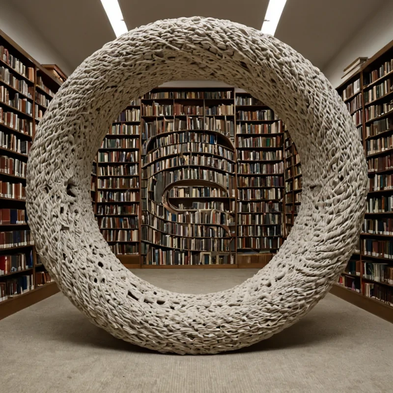 A single, selferoding glyph of solidified breath, shaped like a 31dimensional Mbius strip woven from the inverted resonance of unspoken names and unformed echoes, drifts through the center of a vast, inverted library composed entirely of petrified silence and suspended moments of unopened doors. The glyph does not fadeit unnames, each twist dissolving a layer of linguistic potential that never coalesced into a shared utterance, reforming into ephemeral, emeraldthreaded afterimages shaped like the negative space between two lips that never parted in the same moment of mutual recognition. The library is not textualit is a stratified expanse of compressed absence, each shelf a fossilized breath held just before the