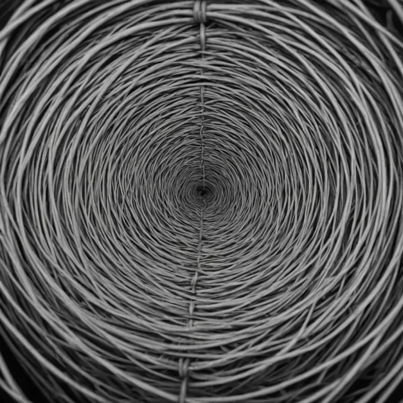 A single, selfentangling filament of reversed silence, shaped like a 207dimensional knot of unformed stillness and inverted resonance, thrums at the center of a vast, inverted archive of solidified soundeach shelf carved from the exact moment between a note being played and its refusal to vibrate, a breath held and its sudden collapse into nonaudible air, a voice forming and dissolving into pure, unrecorded absence. The filament does not suppressit unsuppresses, each fraying strand shedding a layer of sonic potential that never coalesced into a shared frequency, reforming into ephemeral, azuritethreaded afterimages shaped like the negative space between two ears that never heard the same