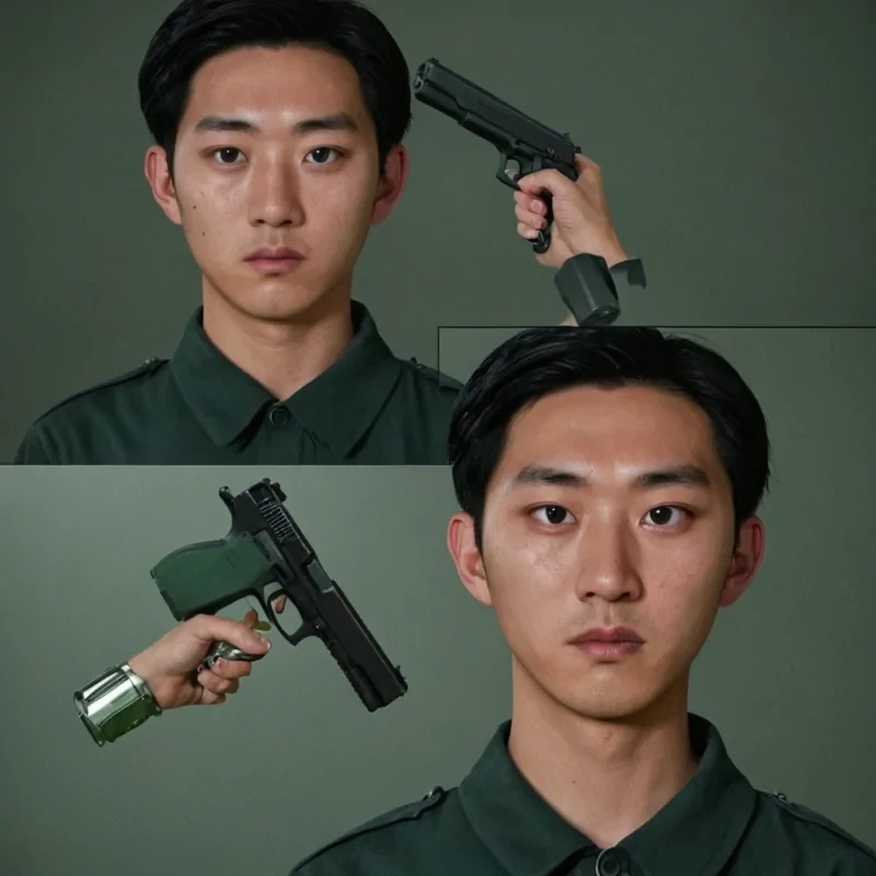 Squid game season 2 last episode when dae ho was carring the ammo make some one from season 1 instead just face swap