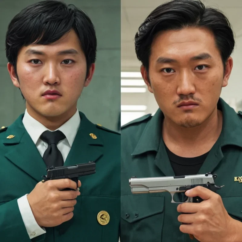 Squid game season 2 last episode when dae ho was carring the ammo make some one from season 1 instead just face swap