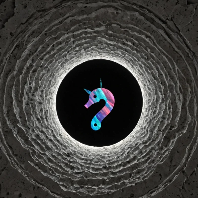 A single, hummingbirdsized mirror made of solidified silence and woven moonlight floats in the center of a vast, still void lined with walls of compressed, fossilized breath, its surface not reflective but receptiveabsorbing the emotional resonance of every unspoken thought that passes near it. The mirror does not show images it reveals the absence of them. Where a face should appear, there is only a perfect, geometric void shaped like a question mark, its edges glowing with faint, selfsustaining auroras of color that shift in response to the observers heartbeat. Around it, the void is not empty, but filled with slowmoving, translucent ribbons of solidified soundeach one a different tone of a