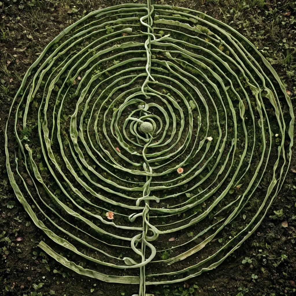 A single, selfentangling ribbon of liquid chronon, shaped like a 31dimensional braid of inverted causality and unformed consequence, thrums at the center of a vast, inverted clockwork garden grown from the petrified moments of a civilization that measured truth through the duration of synchronized, silent pauses between the first and last lie ever told. The ribbon does not unwindit uncauses, each twist unraveling a layer of narrative potential that never coalesced into a shared history, reforming into ephemeral, malachitethreaded afterimages shaped like the negative space between two tongues that never parted in the same moment of mutual confession. The garden is not botanicalit is a stratified expanse of compressed