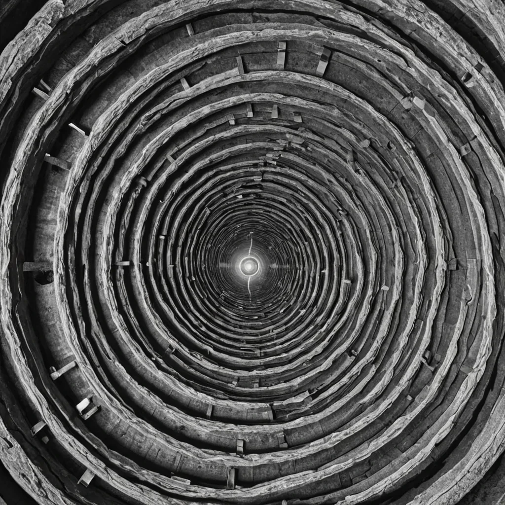 A single, selfresonating node of liquefied time, shaped like a rotating, nonreflective torus of suspended causality, pulses at the center of a vast, inverted archive built from the compressed, unrecorded moments of a civilization that communicated through the duration of synchronized, silent forgetting of the same unremembered event. The node does not decayit unremembers, each contraction dissolving a layer of memory that never coalesced into a shared recollection, reforming into ephemeral, jadethreaded afterimages shaped like the negative space between two minds that never recalled the same detail in the same moment of mutual amnesia. The archive is not historicalit is a stratified expanse of petrified obliv