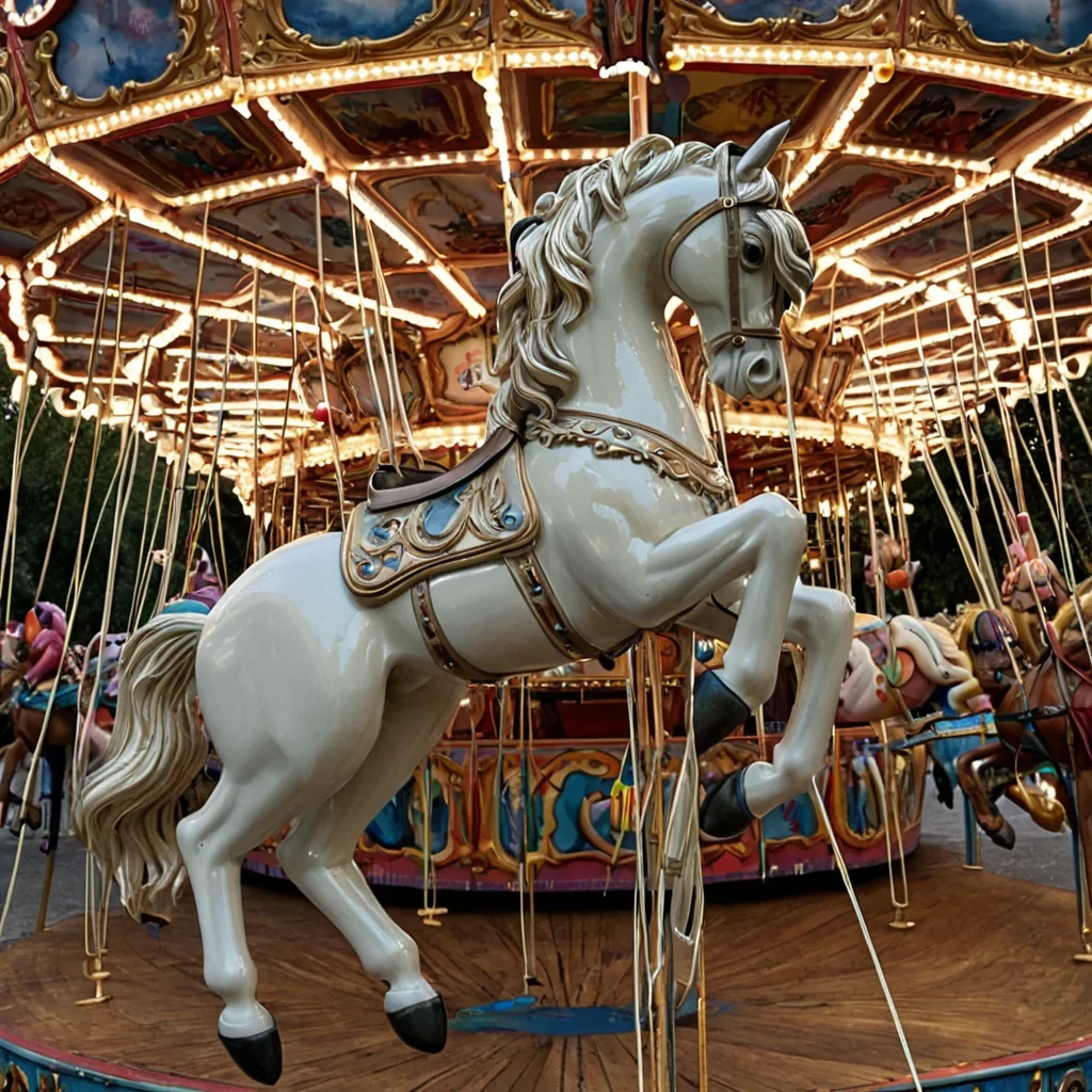 A single, selfsynthesizing cluster of reversed laughter, shaped like a 413dimensional lattice of unformed joy and inverted mirth, pulses at the center of a vast, inverted amusement park of solidified stillnesseach carousel horse carved from the exact moment between a childs giggle forming and its refusal to echo, a balloon floating and dissolving into nonaerated silence, a Ferris wheel turning and collapsing into pure, unspinning void. The cluster does not laughit unlaughs, each trembling filament shedding a layer of euphoric potential that never coalesced into a shared delight, reforming into ephemeral, topazveined afterimages shaped like the negative space between two mouths that never