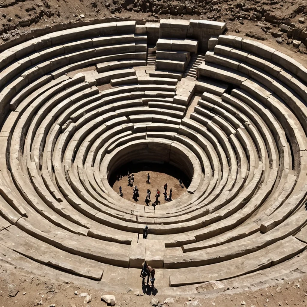 A single, selferoding sculpture of frozen laughter, shaped like a 17dimensional spiral of inverted joy and unformed euphoria, rests at the center of a vast, inverted amphitheater built from the petrified echoes of a civilization that measured happiness through the duration of synchronized, silent grins held just before the first joke was ever told. The sculpture does not decayit unlaughs, each fissure shedding a layer of emotional resonance that never coalesced into a shared moment of delight, reforming into ephemeral, citrinethreaded afterimages shaped like the negative space between two mouths that never curved in the same moment of mutual amusement. The amphitheater is not theatricalit is a stratified expanse of compressed