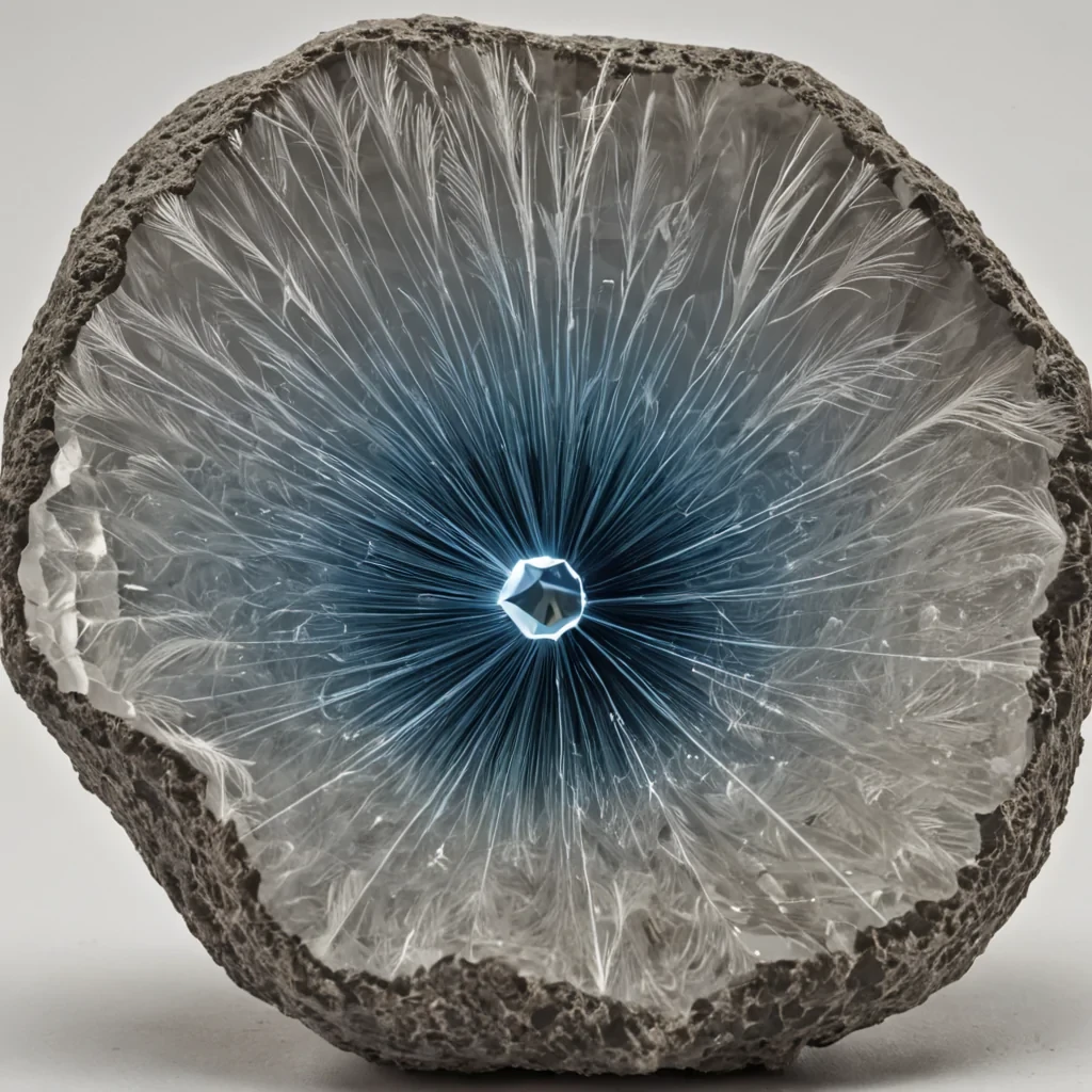A single, selfresonating filament of reversed gravity, shaped like a 1,297dimensional lattice of unformed weight and inverted mass, thrums at the center of a vast, inverted geode of solidified levitationeach crystalline facet carved from the exact moment between an object falling and its refusal to descend, a feather drifting and dissolving into nonkinetic vapor, a stone released and collapsing into pure, unmeasured suspension. The filament does not pullit unpulls, each shimmering edge shedding a layer of gravitational potential that never coalesced into a shared descent, reforming into ephemeral, sapphirethreaded afterimages shaped like the negative space between two hands that never reached to catch. The ge