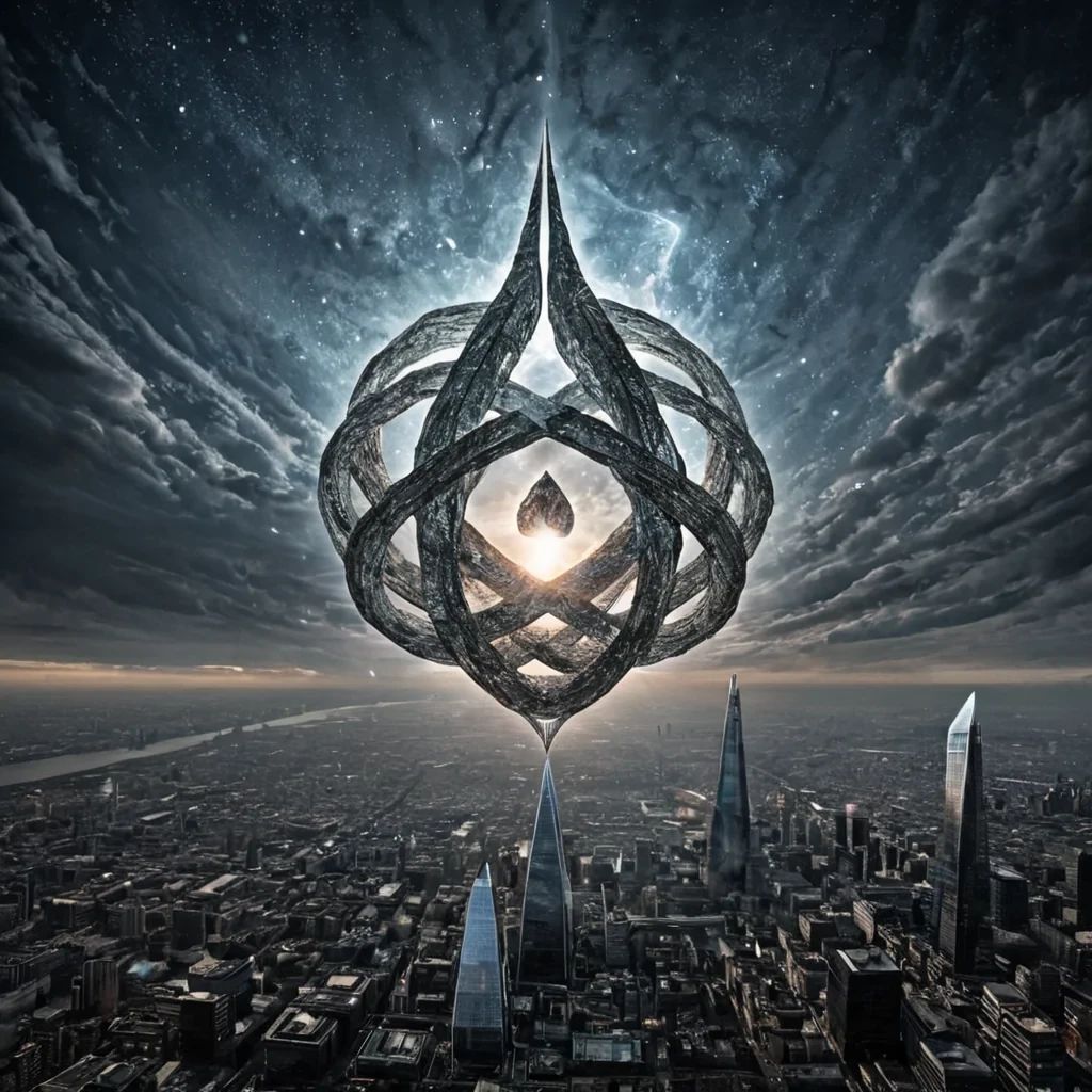 A single, selfoscillating shard of crystallized silence, shaped like a 29dimensional toroidal knot of inverted empathy and unformed resonance, hovers at the center of a vast, inverted biosphere composed of the petrified breaths of a civilization that measured connection not by touch, but by the duration of synchronized, silent breaths held just before the first heartbeat was ever allowed to sync with another in a world where sound was never invented. The shard does not vibrateit unfeels, each pulse shedding a layer of emotional potential that never coalesced into a shared warmth, reforming into ephemeral, lapislazulithreaded afterimages shaped like the negative space between two chests that never rose and