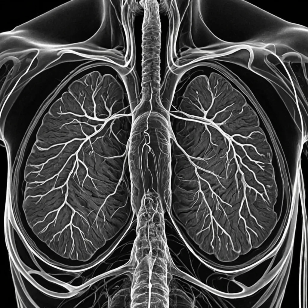 A single, selfoscillating membrane of reversed breath, shaped like a 4,201dimensional undulation of unformed air and inverted respiration, thrums at the center of a vast, inverted lung of solidified exhalation  each alveolus carved from the exact moment between a gasp forming in the chest and its refusal to expand, a sigh trembling in the diaphragm and dissolving into nonpulmonary stillness, a breath caught in the throat and collapsing into pure, unmeasured nonflow. The membrane does not exchange oxygen  it unexchanges it, each rippling filament shedding a layer of respiratory potential that never coalesced into vital exchange, reforming into ephemeral,