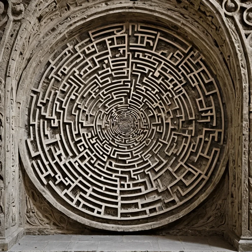 A single, selfrewriting archive of reversed language, shaped like a 237dimensional labyrinth of unformed syntax and inverted grammar, pulses at the center of a vast, inverted cathedral of solidified breatheach stone carved from the petrified instant between a word spoken and its immediate unutterance, a sentence formed and its silent dissolution into silence, a story begun and its abrupt termination in midair. The archive does not recordit unwrites, each trembling glyph shedding a layer of linguistic potential that never coalesced into a shared meaning, reforming into ephemeral, opalthreaded afterimages shaped like the negative space between two tongues that never met to speak, suspended in the breathless, silent void of a world