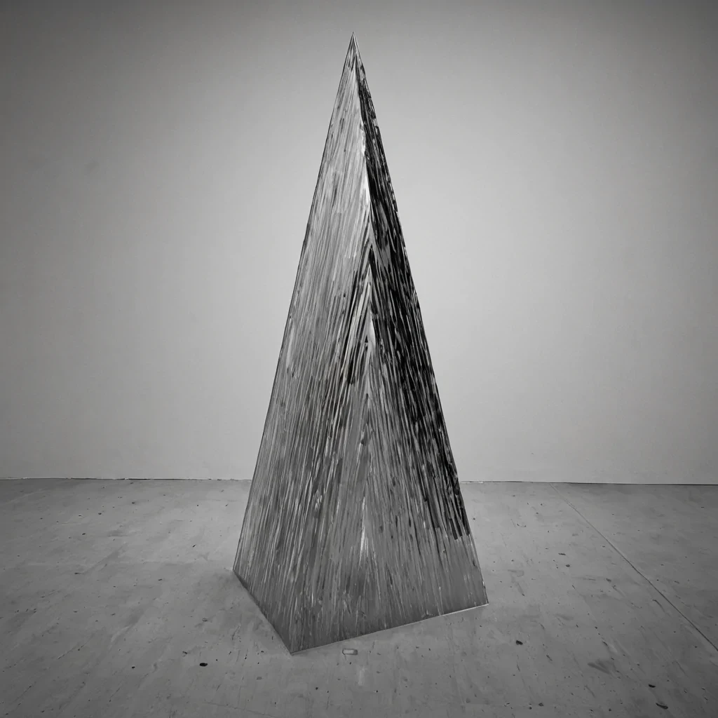 A single, selffragmenting shard of reversed memory, shaped like a 7,419dimensional prism of unformed recollection and inverted nostalgia, hovers at the edge of a vast, inverted archive of solidified forgetting. Each facet is spun from the exact moment between a name being spoken and its refusal to be remembered, a face appearing in a dream and dissolving into nonidentity, a scent lingering in a room and collapsing into pure, unmeasured nonpresence. The shard does not preserve the pastit unpreserves it, each trembling edge shedding a layer of mnemonic potential that never coalesced into identity, belonging, or the weight of having been. As it fractures backward through the infinite stacks of forgotten