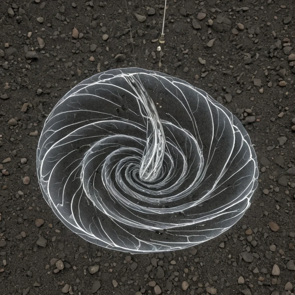 A single, selfilluminating fractal of reversed gravity, shaped like a 5,203dimensional spiral of unformed weight and inverted descent, floats at the center of a vast, inverted observatory of solidified ascent  each telescope carved from the exact moment between a stone being dropped and its refusal to fall, a leaf drifting upward and dissolving into nonkinetic suspension, a breath exhaled and collapsing into pure, unmeasured buoyancy. The spiral does not pull  it unpulls, each twisting filament shedding a layer of gravitational potential that never coalesced into downward motion, reforming into ephemeral, obsidianthreaded afterimages shaped like the negative space between two feet that never touched the ground